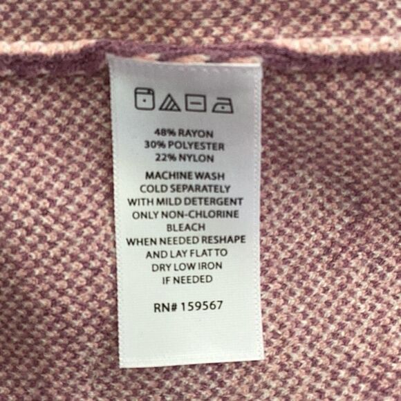 WILLOW & WIND WOMENS LONG SLEEVE CARDIGAN SWEATER DAISY FLORAL BUTTON FRONT MED. - Picture 6 of 6